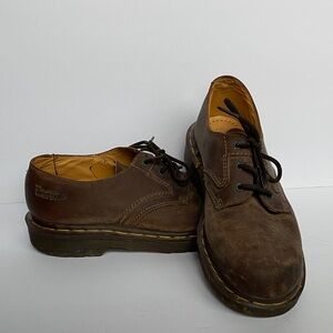 Dr. Martens Brown Leather Derbys-unisex size 5